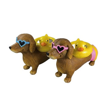 Ad Trend Decorazione a Forma di Cane in Magnesia Assortita 51x20xH30 cm 1 Pz – Soprammobile Decorativo per la Casa