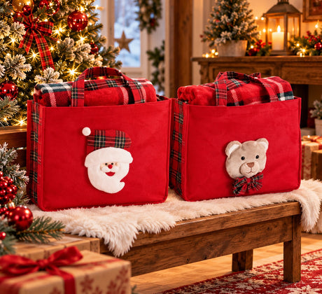 Ad Trend Weihnachtsdecke sortiert 150x180 cm 1 Stk. – Dekorative Decke für Sofa und Bett zu Weihnachten