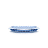 GUZZINI Ovales Tablett Klein Vanity Bio-Based 32 x 19,5 Cm Blau
