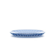 GUZZINI Ovales Tablett Klein Vanity Bio-Based 32 x 19,5 Cm Blau