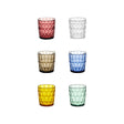 guzzini guzzini set 6 bicchieri bassi vanity d 85 cm h 92 cm multicolor ean 8008392396413