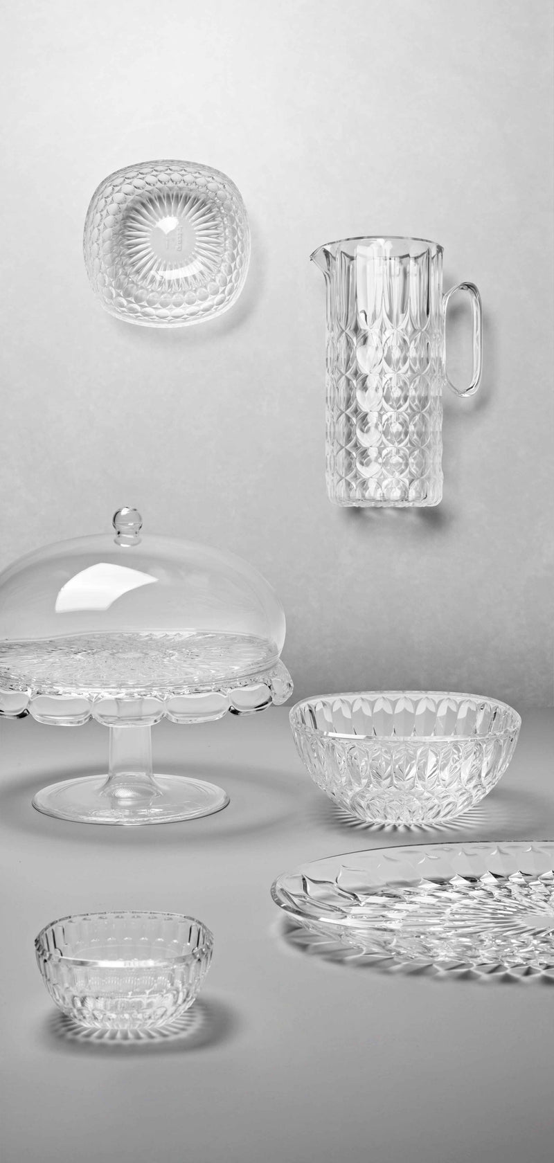 guzzini guzzini alzata con campana vanity bio based d 30 cm trasparente ean 8008392397601