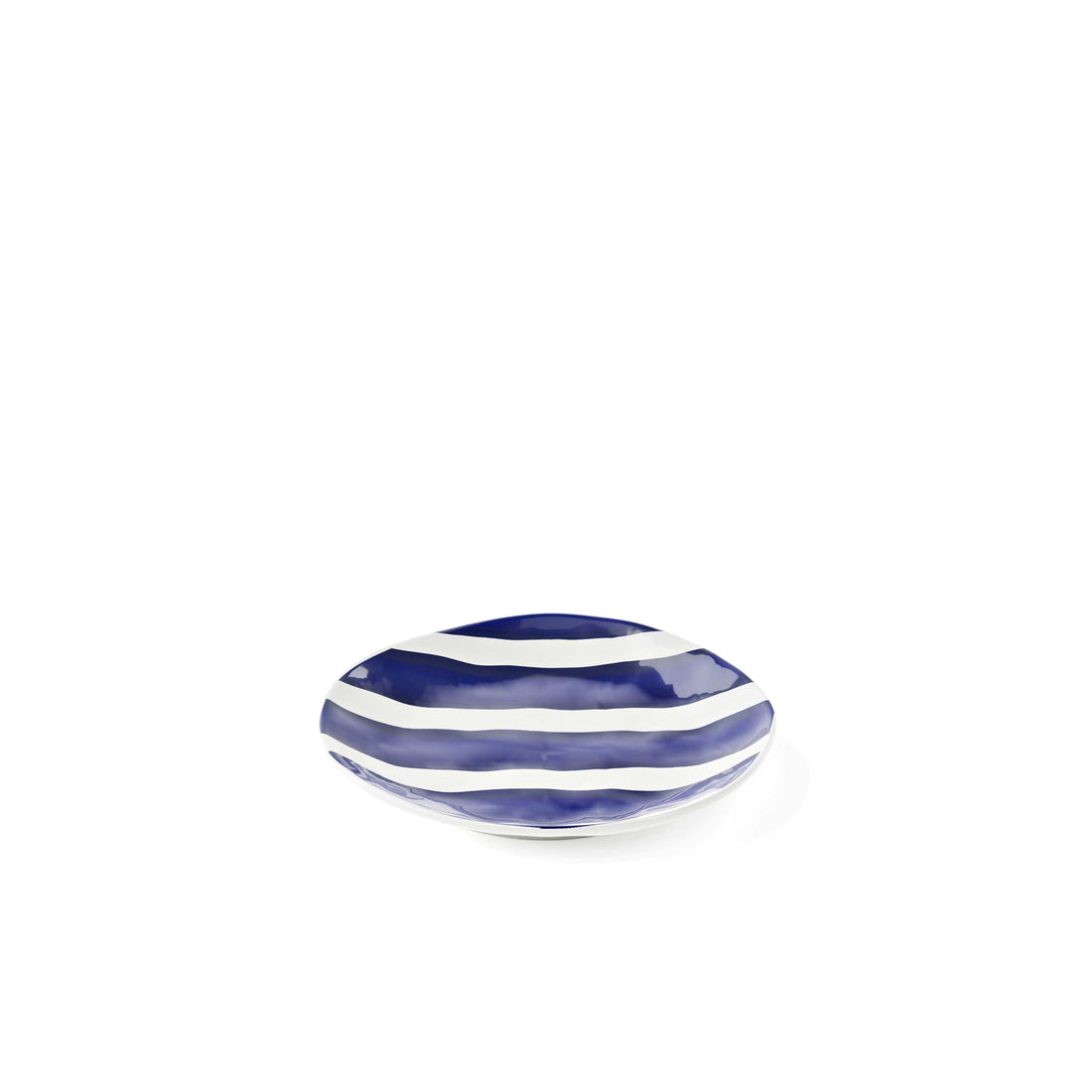 GUZZINI Dessertteller Riviera Melamin Ø 21,5 cm Weiß Blau