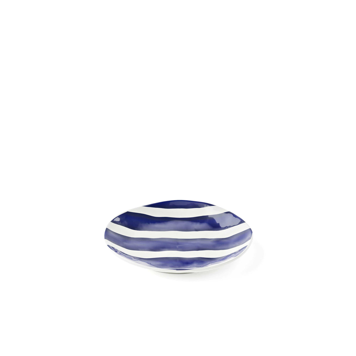 GUZZINI Dessertteller Riviera Melamin Ø 21,5 cm Weiß Blau