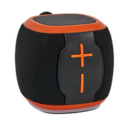 L'Arcolaio Speaker Bluetooth Cube FM Schwarz/Orange 10x10x9,2 cm