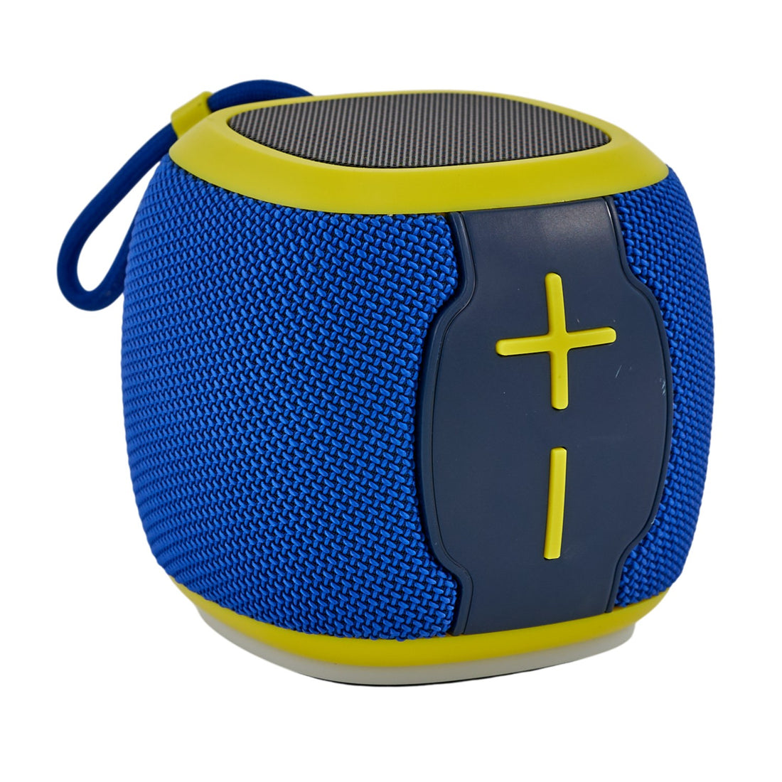 L'Arcolaio Cube Speaker FM Blau/Gelb 10x10x9,2 cm