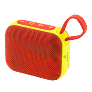 L'Arcolaio Bluetooth-Lautsprecher Rechteckig FM Rot/Gelb 10,1x8,2x4,6 cm