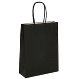 L'Arcolaio Shopper Kraft Schwarz Weihnachtsgeschenke 18x7x24 cm Packung 10 Stck
