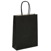 L'Arcolaio Shopper Kraft Schwarz Weihnachtsgeschenke 18x7x24 cm Packung 10 Stck