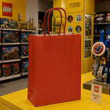 L'Arcolaio Shopper Kraft Rot Weihnachtsgeschenke  22X10X29 Cf 10 Stk.