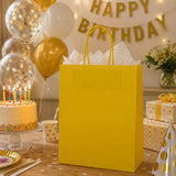 L'Arcolaio Shopper Kraft Gelb Weihnachtsgeschenke 22X10X29 Cf 10 Stk
