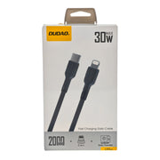 L'Arcolaio Cavo USB-C a Lightning 30W Ricarica Rapida e Trasferimento Dati 2 m Nero