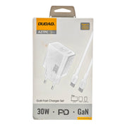 L'Arcolaio Caricatore da Rete GaN 30W USB-C Power Delivery con Cavo USB-C Bianco