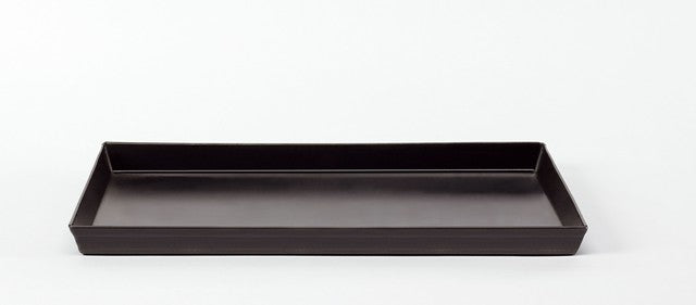 AGNELLI Rechteckiges Backblech Stahlblech Blau 35x28x3 cm