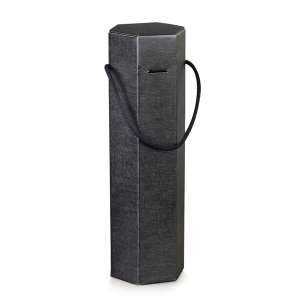 Scotton Geheimbox Hexagon 1 Flasche 95 x 95 x 355 mm Schwarz 10 Stück