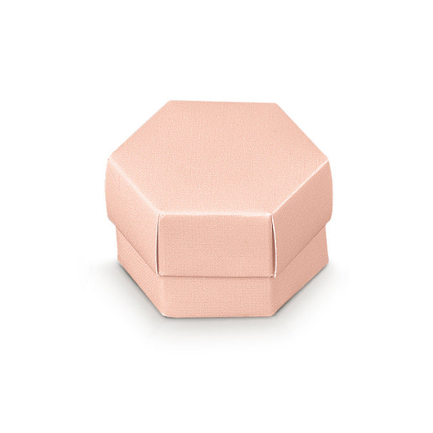 Scotton Sechskant-Box mit Trennwand 60 x 40 Mm Leinenbraun 10 Stück