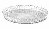 GUZZINI Vassoio Tondo Tiffany D 35,6 Cm H 4 Cm Trasparente