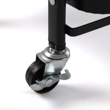 Versa Carrello Pieghevole in Metallo Nero