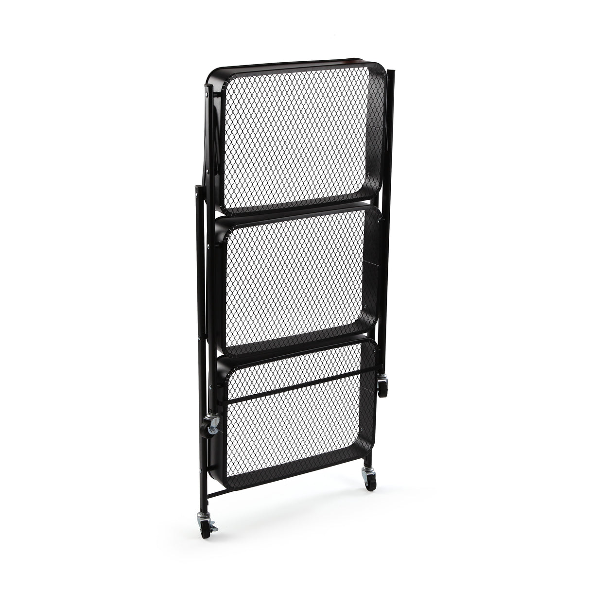 Versa Carrello Pieghevole in Metallo Nero