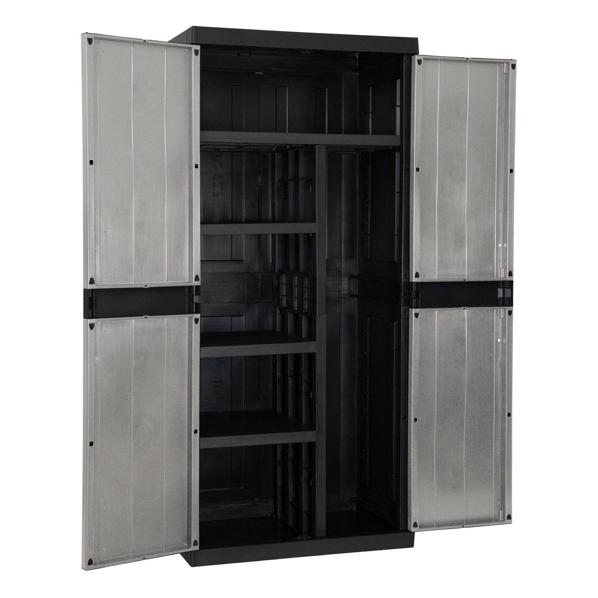 Toomax Schrank 2-türig Garage Mega Utility Cabinet – Werkzeugschrank mit 4 verstellbaren Böden