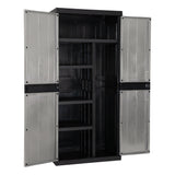 Toomax Schrank 2-türig Garage Mega Utility Cabinet – Werkzeugschrank mit 4 verstellbaren Böden