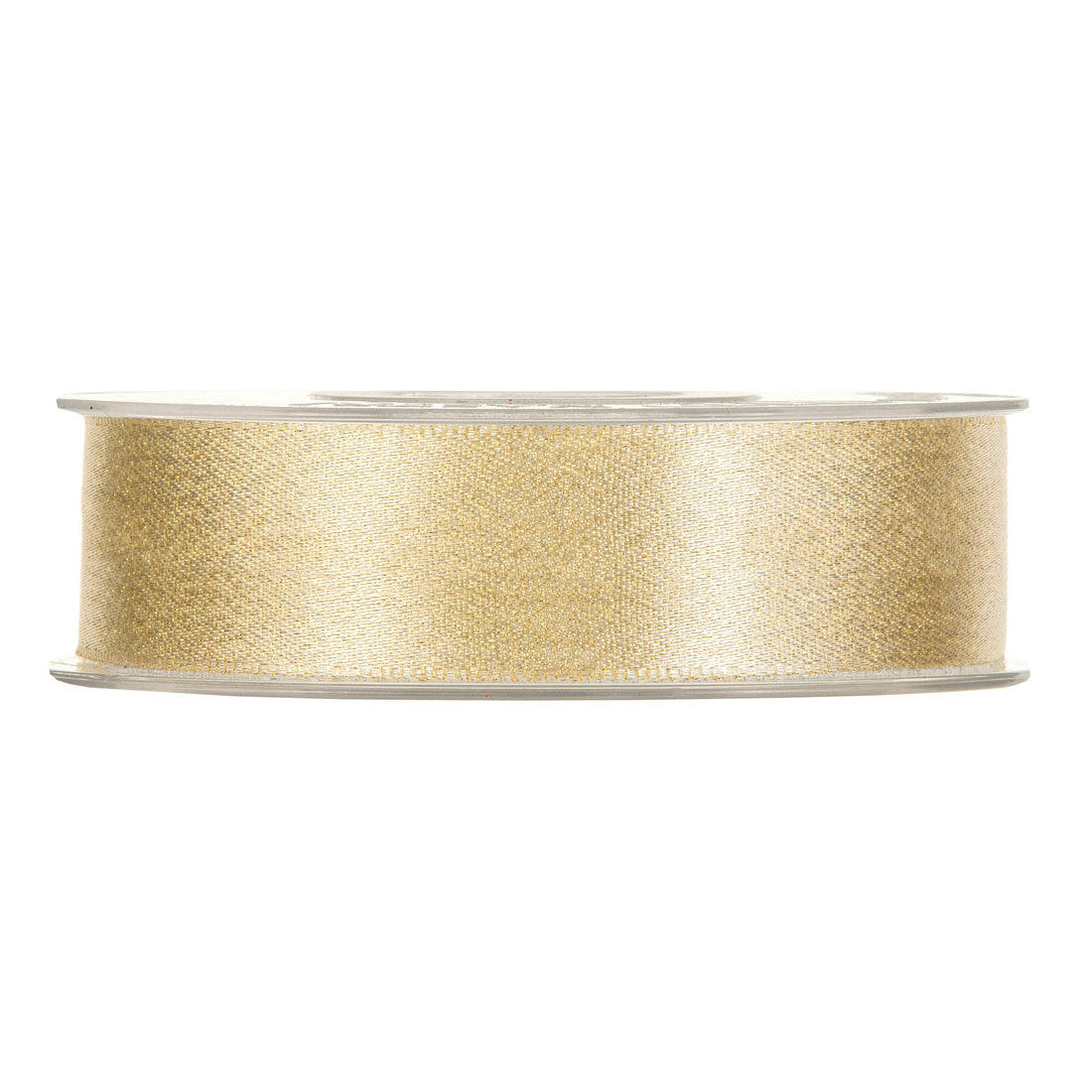 Piovaccari Weihnachtsband Frederik Cream 25 mm x 25 m – Dekoratives Band für Weihnachtsbäume, Schleifen und Geschenkverpackungen