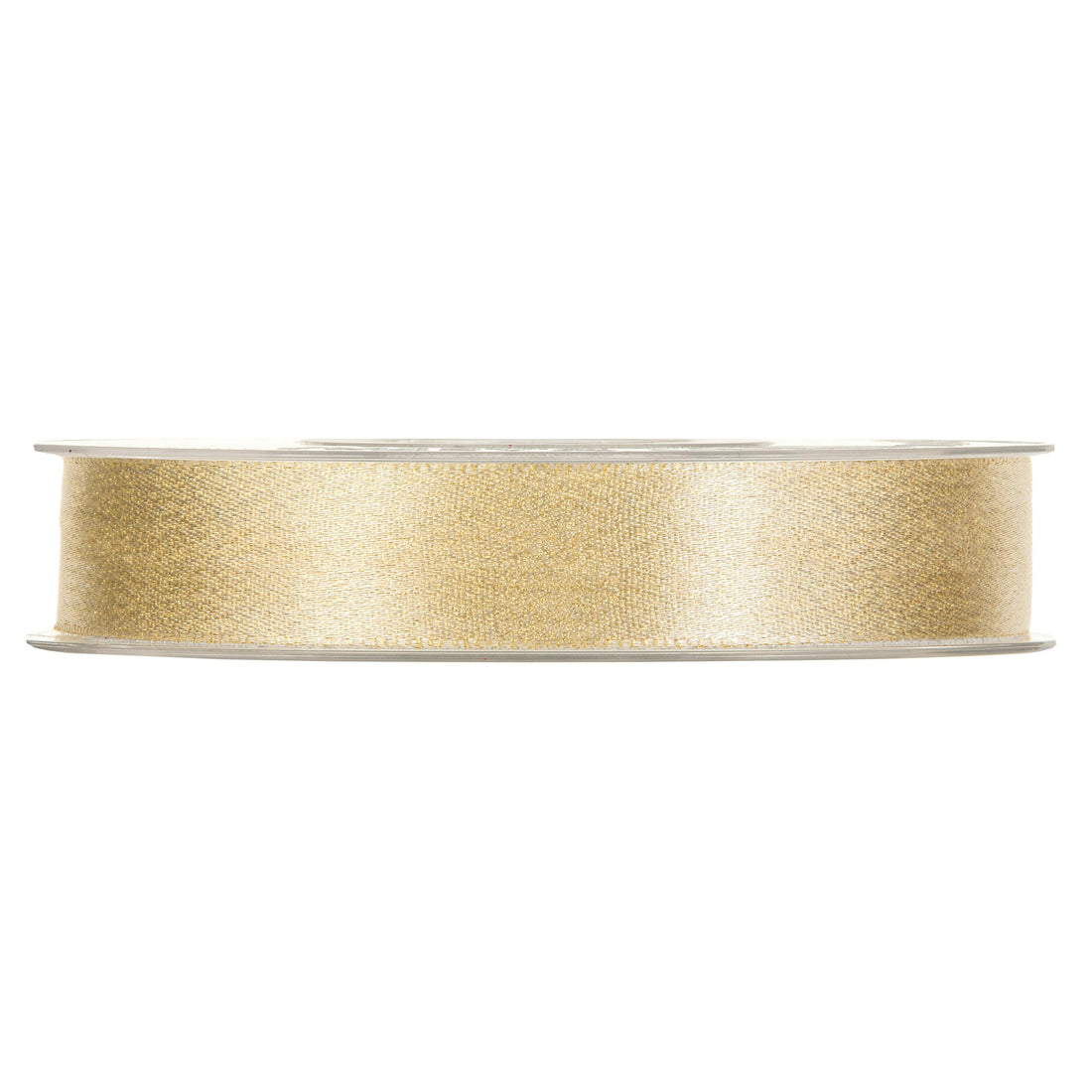 Piovaccari Band Frederik Creme Laminiert 15 mm x 25 m – Dekoratives Band für Weihnachtsbaum, Schleifen und Geschenkverpackungen
