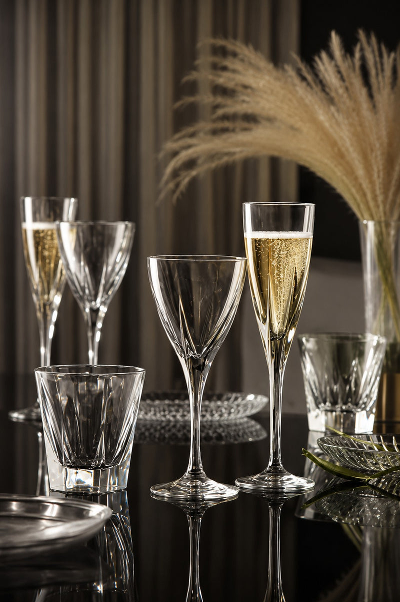 RCR Cristalleria Italiana Fusion - DOF - Set aus 6 Gläsern aus Glas