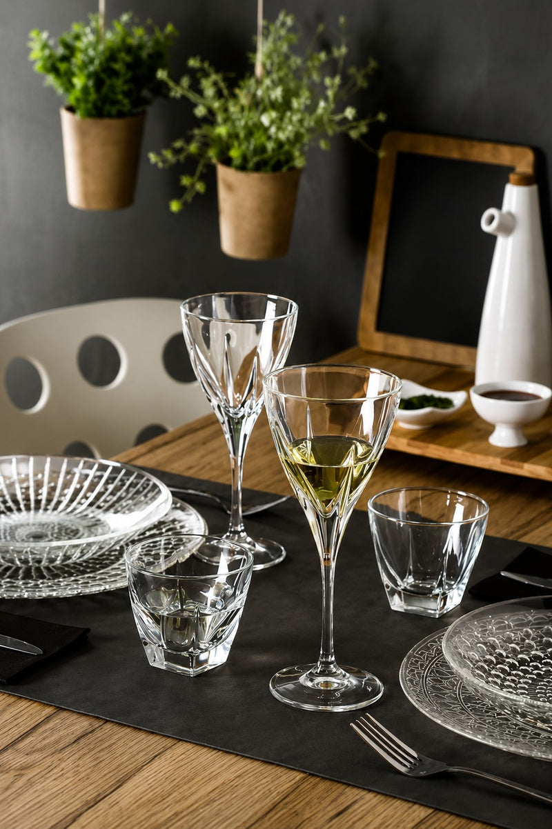 RCR Cristalleria Italiana Fusion - DOF - Set aus 6 Gläsern aus Glas