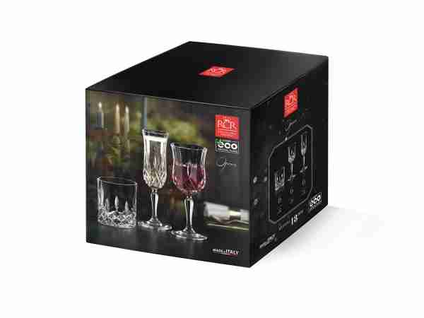 RCR Cristalleria Italiana Opera - 2 - Set aus 6 Weingläsern aus Kristall