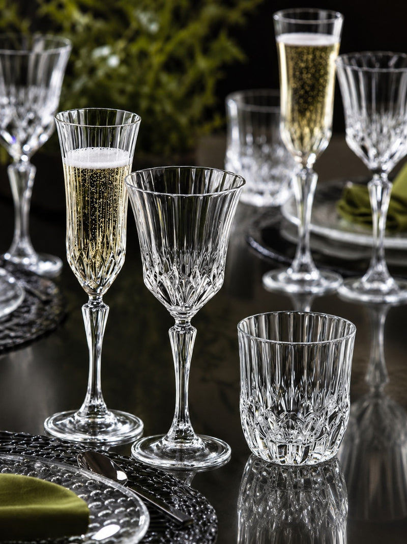 RCR Cristalleria Italiana Adagio - 3 - Set aus 6 Weingläsern aus Glas