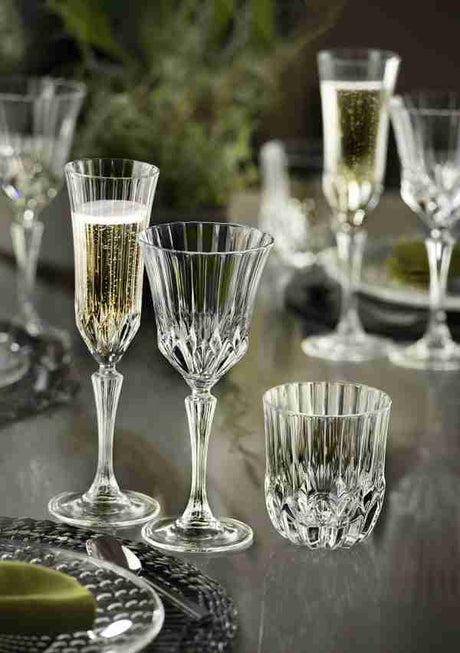 RCR Cristalleria Italiana Adagio - 2 - Set aus 6 Weingläsern aus Kristall