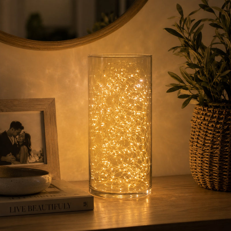 Bonturi Casa Filo Luminoso Natalizio 1000 LED 10mt WARM SILVER WIRE