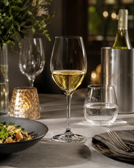 RCR Cristalleria Italiana Invino - I38 Weißweine - Set mit 6 Weingläsern aus Glas