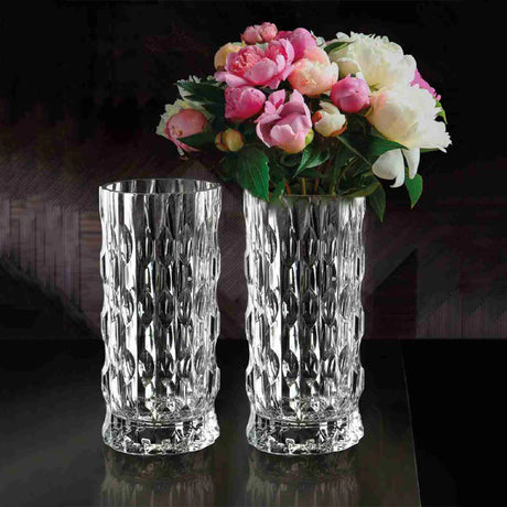 RCR Cristalleria Italiana Joker – Kristallglasblumenvase Luxion® H 280 mm