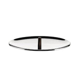 Alessi Edo Deckel Edelstahl mit braunem Knopf