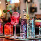 RCR Cristalleria Italiana Tattoo HB - Set aus 6 Longdrink-Gläsern aus Glas