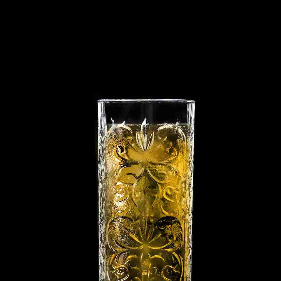 RCR Cristalleria Italiana Tattoo HB - Set aus 6 Longdrink-Gläsern aus Glas