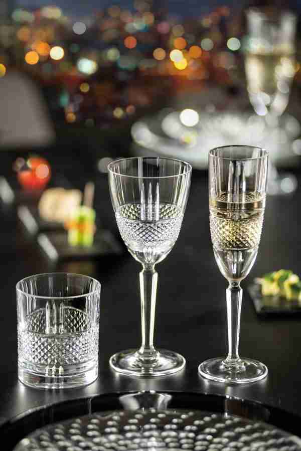 RCR Cristalleria Italiana Brillante - FL - Set von 6 Flöte-Gläsern aus Glas