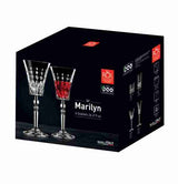 RCR Cristalleria Italiana Marilyn - 2 - Set aus 6 Weingläsern aus Kristall