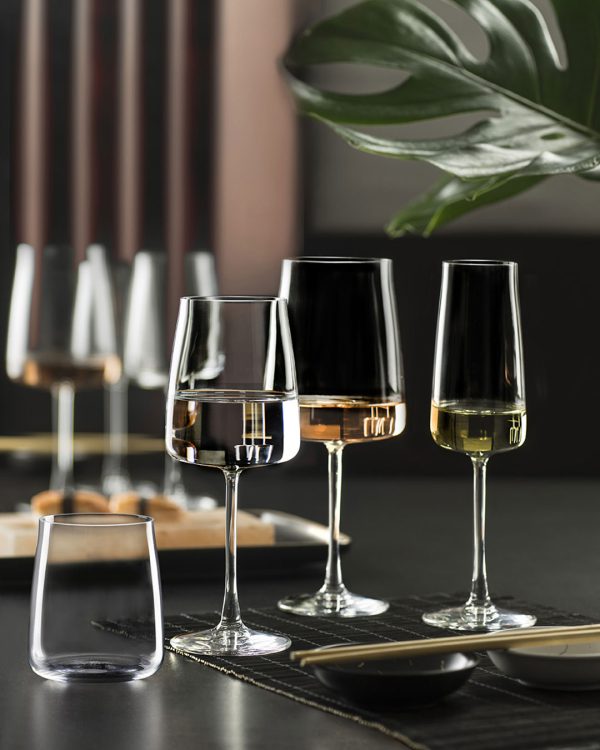 RCR Cristalleria Italiana Essential - E43 - Set aus 6 Weingläsern aus Glas
