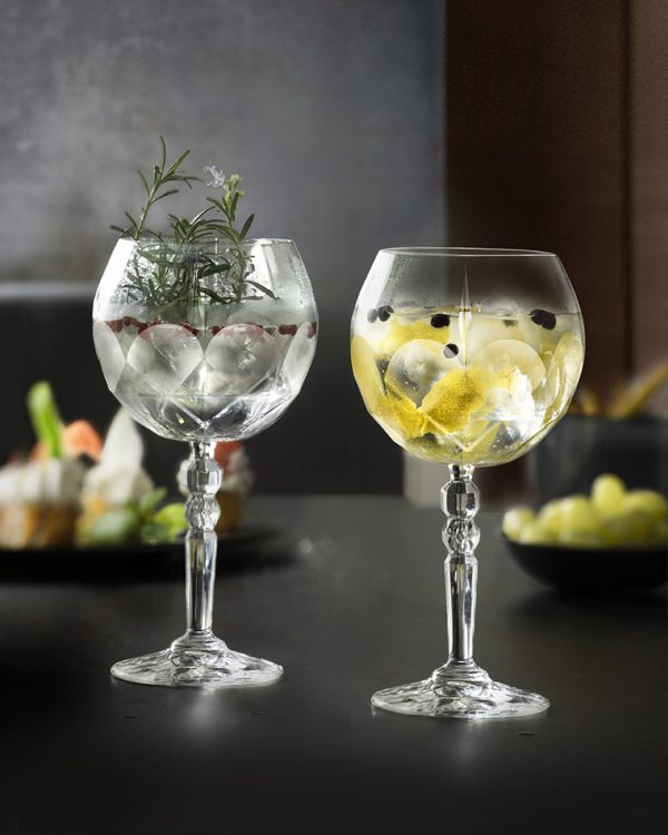 RCR Cristalleria Italiana Alkemist Gin Tonic Glas - Set mit 6 Gin Tonic Gläsern aus Glas
