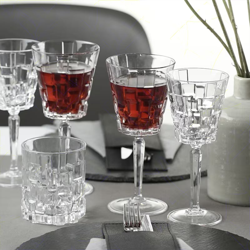 RCR Cristalleria Italiana Etna - 3 - Weinglas Set aus 6 Gläsern