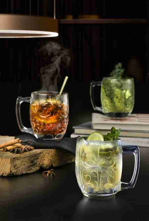 RCR Cristalleria Italiana Tattoo Mule - 4er Set Cocktail-Gläser aus Kristall