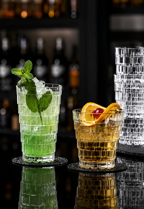 RCR Cristalleria Italiana Stack - DOF - Set aus 6 Gläsern aus Glas