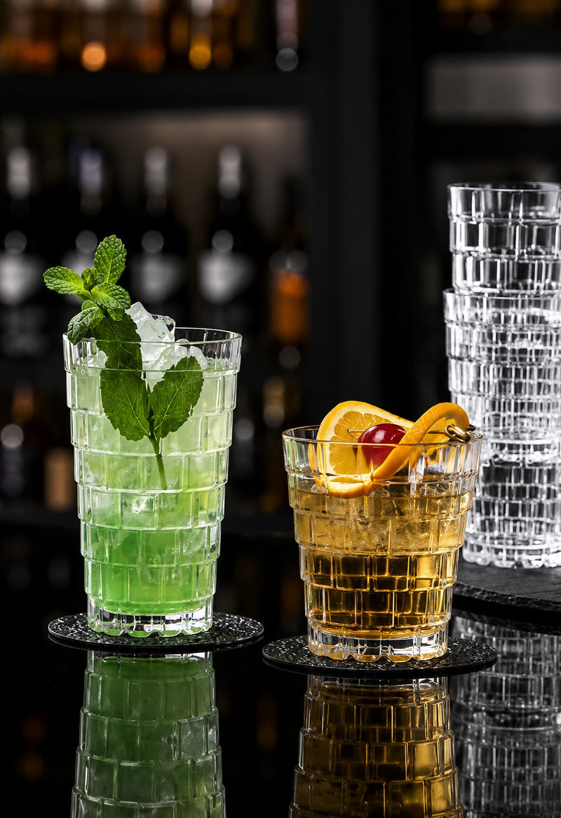 RCR Cristalleria Italiana Stack - DOF - Set aus 6 Gläsern aus Glas