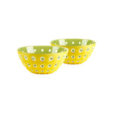 guzzini guzzini set 2 ciotoline le murrine in san d 125 cm zafferano bianco verde ninfea ean 8008392403456