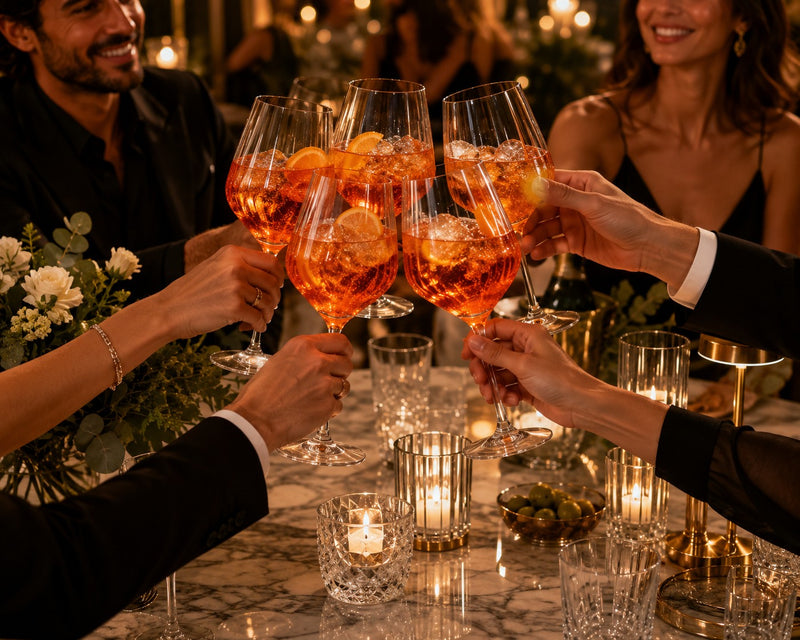RCR Cristalleria Italiana Timeless - Set aus 6 Spritz-Gläsern aus Glas