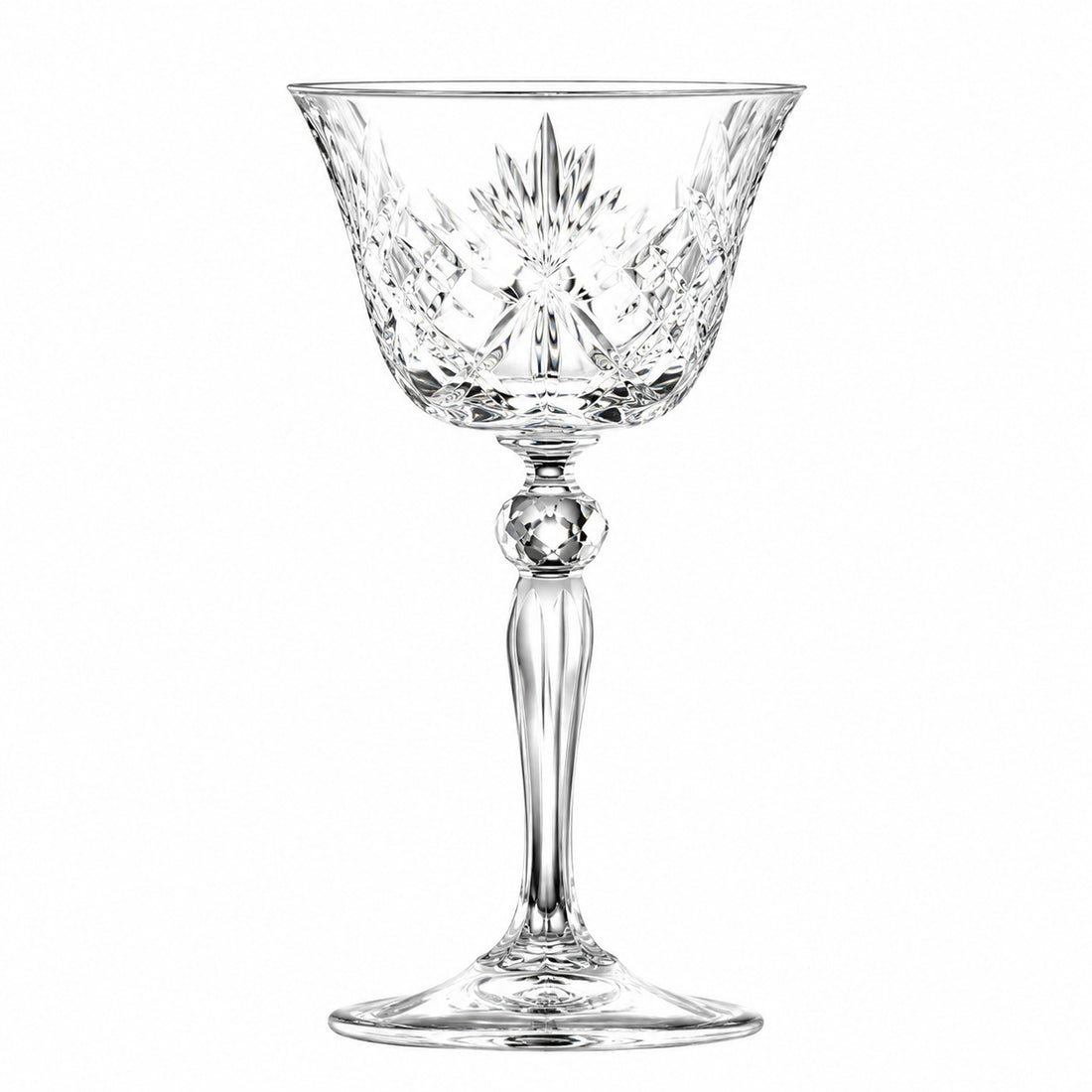 RCR Cristalleria Italiana Melodia Coupette Glas 16 Cl 6er Set