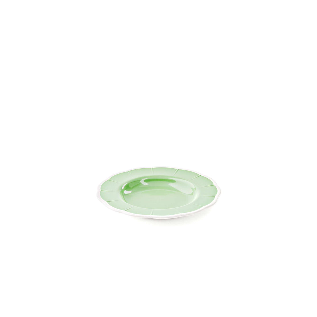 GUZZINI Tiefteller Melamin Flora D 24 Cm Table Decor Pulvergrün